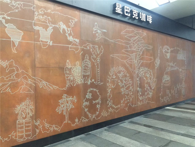 蒙山耐候钢幕墙