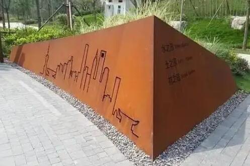 蒙山耐候钢挡土墙